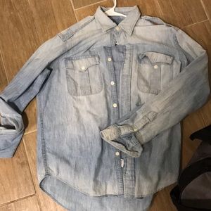 Men’s M Ralph Lauren Polo Denim Button Up